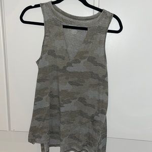 Distressed Camo Tank